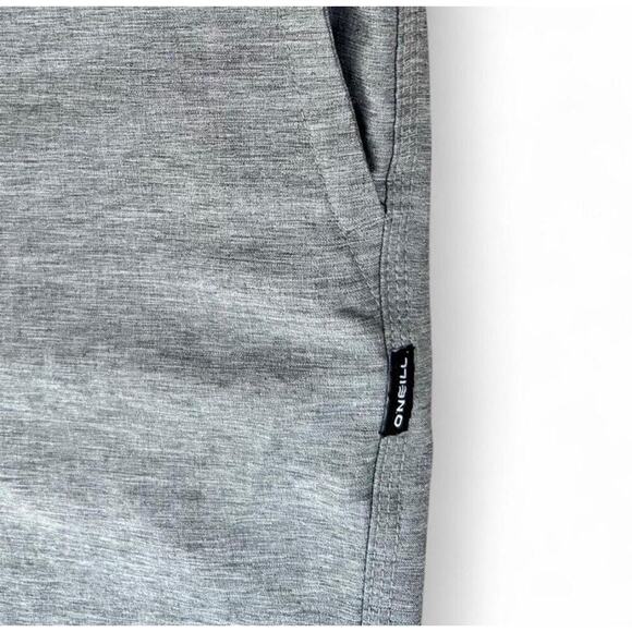 O’Neill Men’s Hybrid Performance Athletic Chino Shorts Gray 34” Waist 9” Inseam - Picture 2 of 6